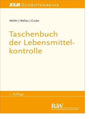cover image of Taschenbuch der Lebensmittelkontrolle